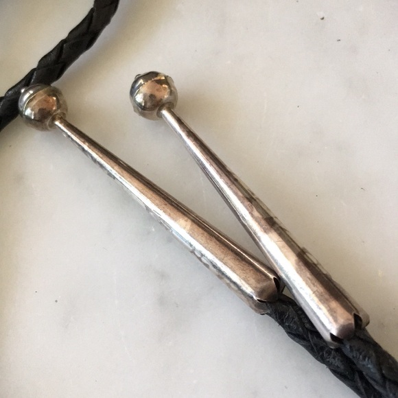 Vintage Charlotte Dishta Zuni Multi Stone Eagle Bolo - Picture 7 of 8